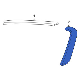 Ford OE - Front Right Windshield Molding