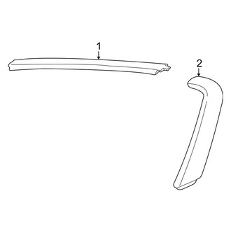 Ford OE - Windshield - Reveal Moldings