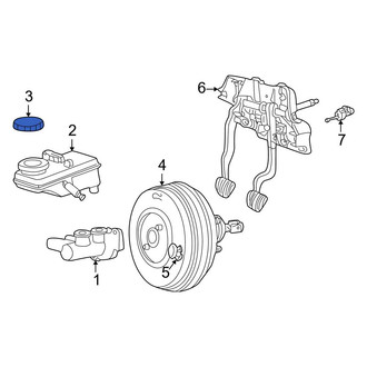 Ford OE - Brake Master Cylinder Reservoir Cap