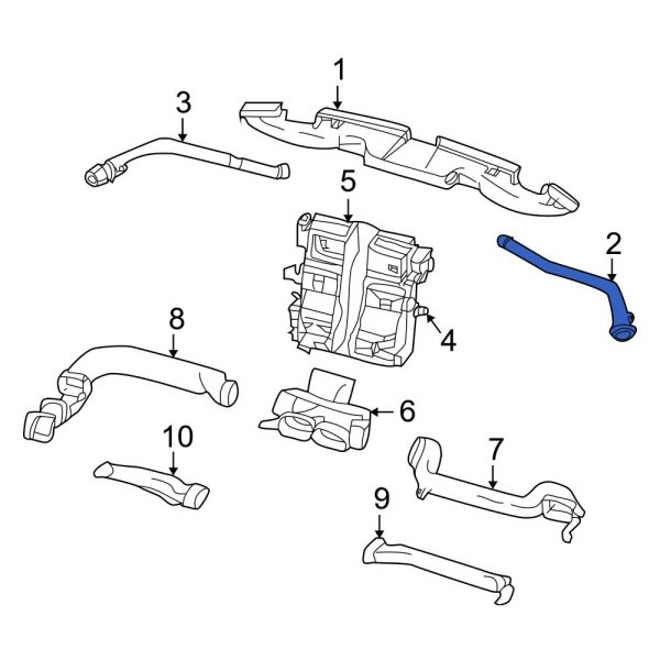 Instrument Panel Air Duct