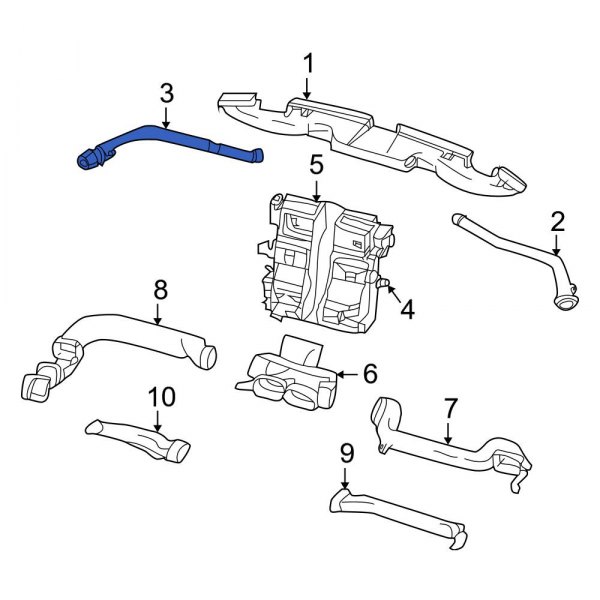 Instrument Panel Air Duct