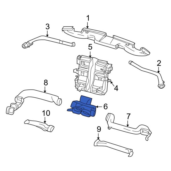 Instrument Panel Air Duct