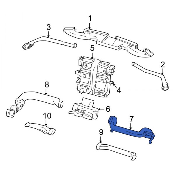 Instrument Panel Air Duct