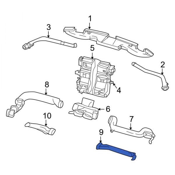 Instrument Panel Air Duct