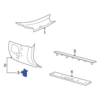 Ford OE - Kick Panel Retainer