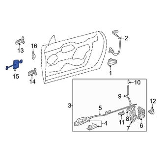 Ford OE - Front Door Check