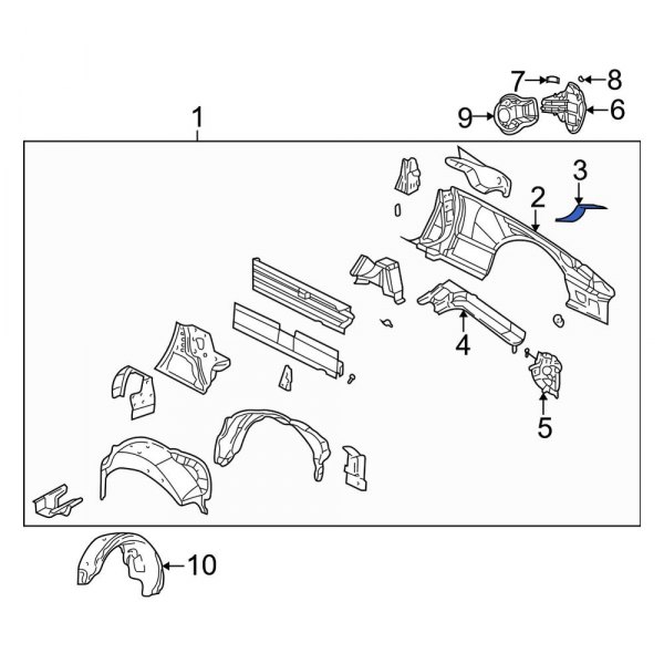 Quarter Panel Seal