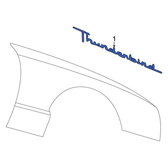 Ford OE - Rear Left Quarter Panel Emblem