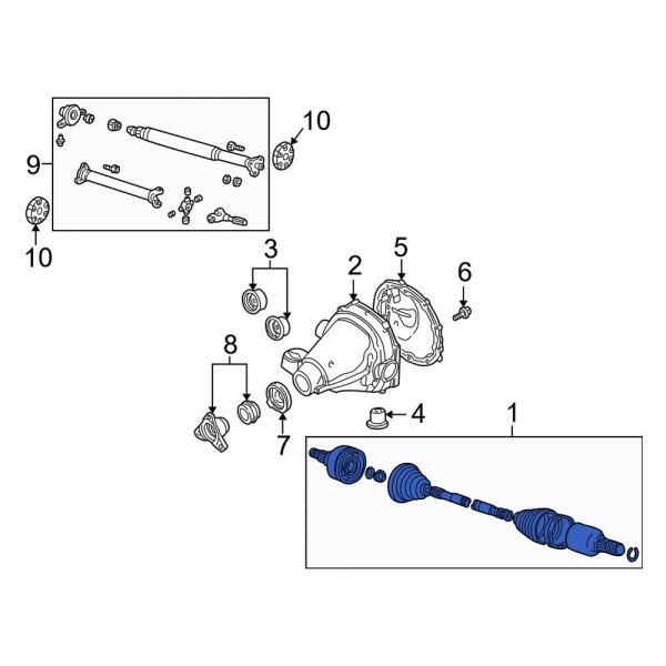 CV Axle Assembly