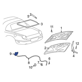 Ford OE - Rear Deck Lid Latch