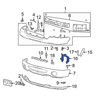 Ford OE - Front Right Bumper Face Bar Mount