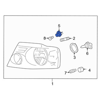 Ford OE - Front Right Turn Signal Light Socket
