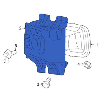 Ford OE - Left Fog Light Bracket