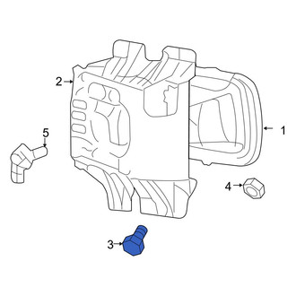 Ford OE - Front Bumper Cover Bolt