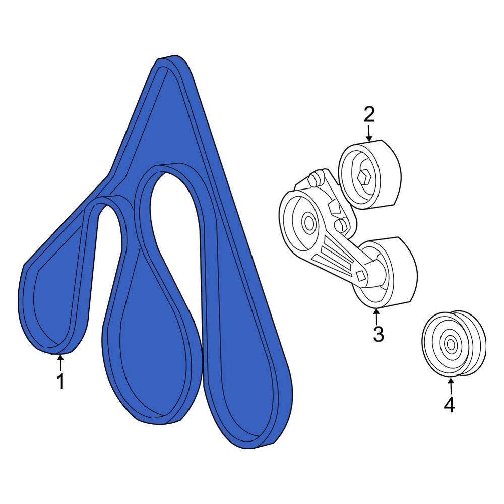 ford-oe-5l3z8620aa-serpentine-belt