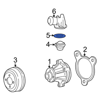 Ford OE - Left Engine Coolant Thermostat Housing Gasket