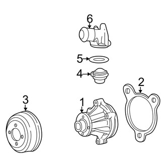 Ford OE - Cooling - Water Pump (4.6L)