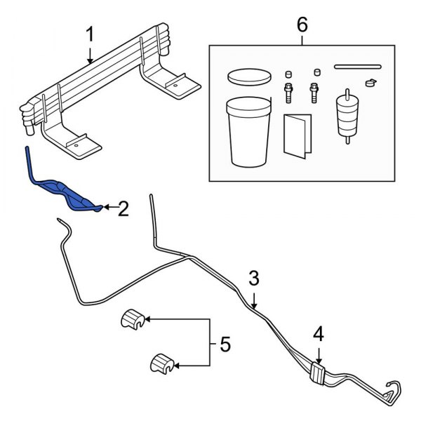 Automatic Transmission Oil Cooler Hose