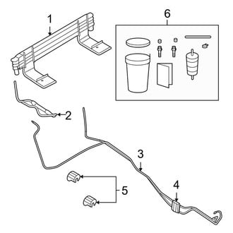 Ford OE - Cooling - Trans Oil Cooler (4.2L Automatic Tr)