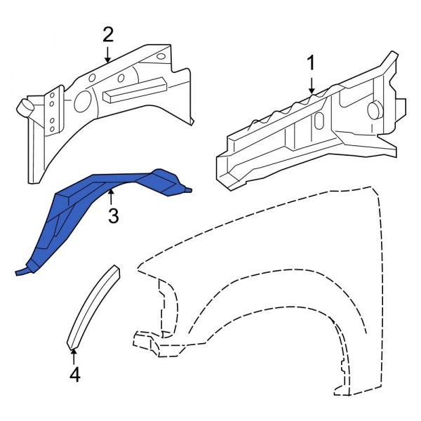 Wheel Housing Side Panel