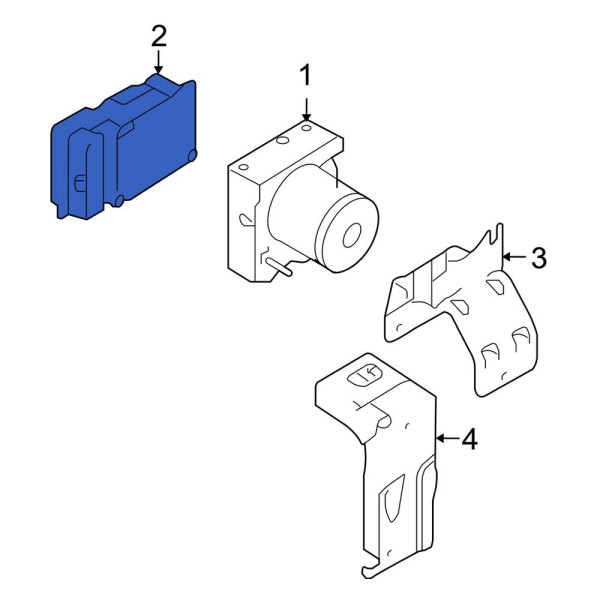 Ford OE 6L3Z2C219A ABS Control Module