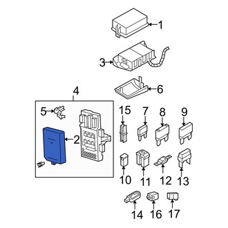 Ford OE - Inner Fuse Box Cover