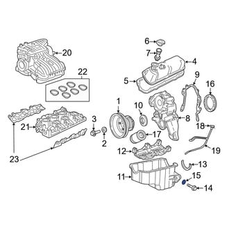 Ford OE - Rear Engine Oil Pan Gasket