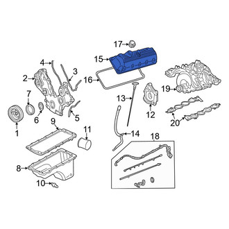 Ford OE - Left Engine Valve Cover