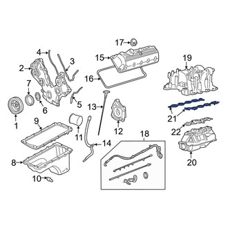 Ford OE - Fuel Injection Plenum Gasket