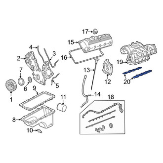 Ford OE - Left Engine Intake Manifold Gasket