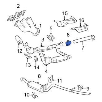 Ford OE - Exhaust Clamp