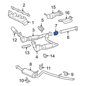 Ford OE - Exhaust Clamp