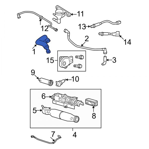FORD OEM-Pcv Valve 3L3Z6A664AA
