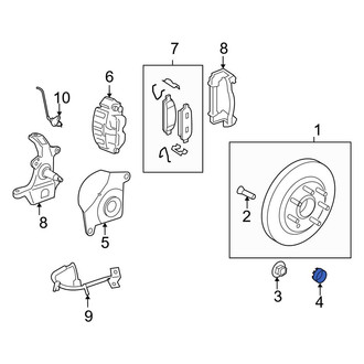 Ford OE - Outer Wheel Bearing Nut