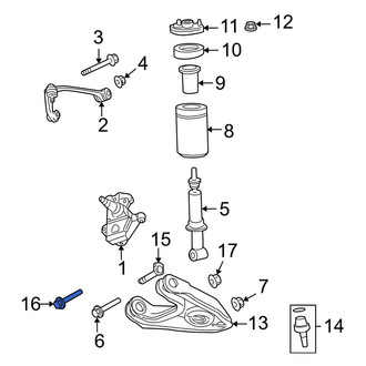 Ford OE - Alignment Camber Adjusting Eccentric Bolt