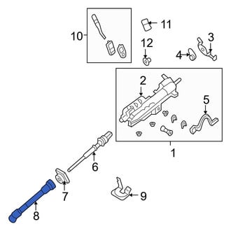 Ford OE - Lower Steering Shaft