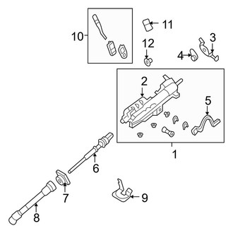 Ford OE - Steering Column - Housing & Components