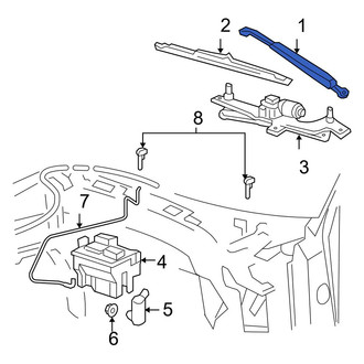 Ford OE - Left Wiper Arm
