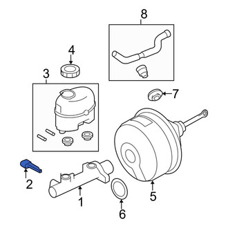 Ford OE - Brake Fluid Level Switch