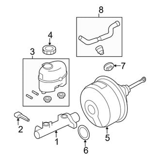 Ford OE - Cab - Components on Dash Panel (Regular Cab)