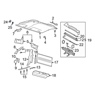 Ford OE - Anti-Theft Alarm Siren Nut