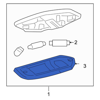 Ford OE - Dome Light Lens