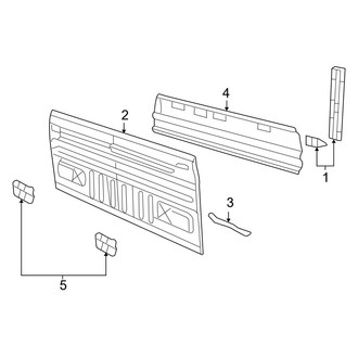 Ford OE - Cab - Back Panel