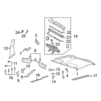 Ford OE - Body A-Pillar Trim Panel Plug