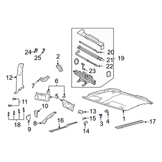 Ford OE - Headliner Clip