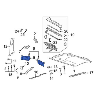 Ford OE - Right Sun Visor