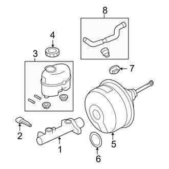 Ford OE - Cab - Components on Dash Panel