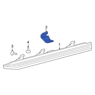 Ford OE - Rear Running Board Mounting Bracket