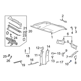 Ford OE - Body A-Pillar Trim Panel Plug