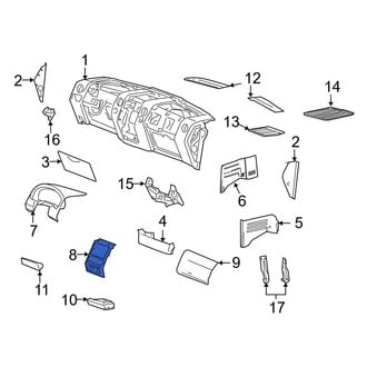 Ford OE - Instrument Panel Bezel